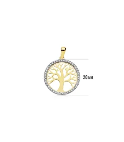 Colgante Arbol De La Vida 18 Ktes 20 Mm<Alda Joyeros Best