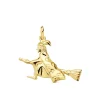Colgante Bruja Oro Amarillo 18K 22Mm<Alda Joyeros Online