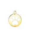 Colgante Chapa Huella De Perro 18K Calado<Alda Joyeros Shop