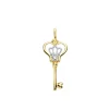 Colgante Charm Llave Amulette Collection Oro Bicolor 18 K 18 Mm<Alda Joyeros Clearance