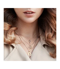Colgante Charm Llave Amulette Collection Oro Bicolor 18 K 18 Mm<Alda Joyeros Clearance