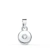 Colgante Chaton Diamante 0.035 Qtes. Ob 18K<Alda Joyeros Discount