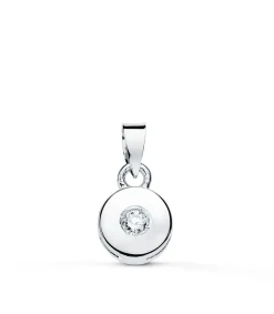 Colgante Chaton Diamante 0.035 Qtes. Ob 18K<Alda Joyeros Discount