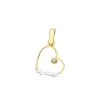 Colgante Corazon Amor Oro Bicolor 18 Ktes<Alda Joyeros Clearance
