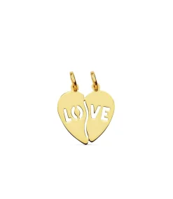 Colgante Corazon Love 18 Ktes<Alda Joyeros Fashion
