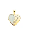 Colgante Corazon Nacar Te Quiero Oro 18 K<Alda Joyeros Hot