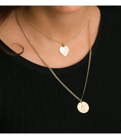 Colgante Corazon Nacar Te Quiero Oro 18 K<Alda Joyeros Hot