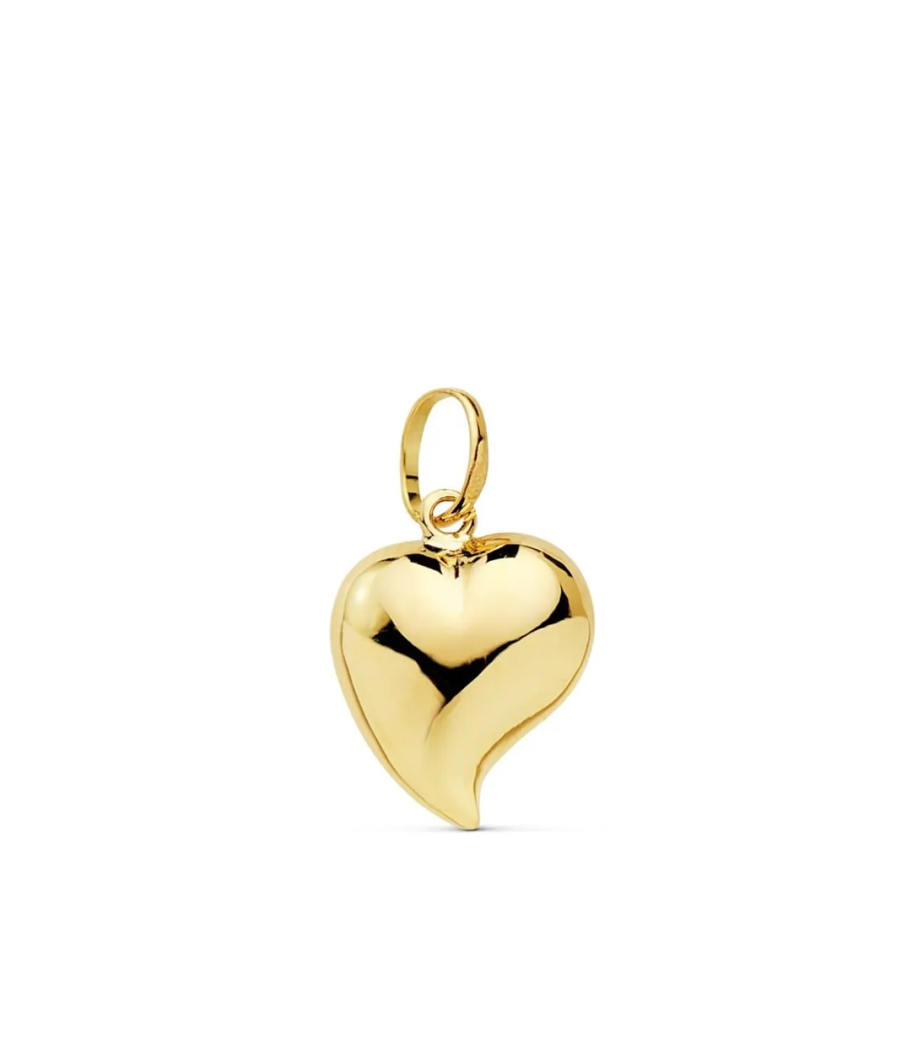 Colgante Corazon Oro Amarillo 18K 13 Mm<Alda Joyeros Outlet