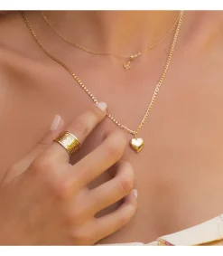Colgante Corazon Oro Amarillo 18K 13 Mm<Alda Joyeros Outlet