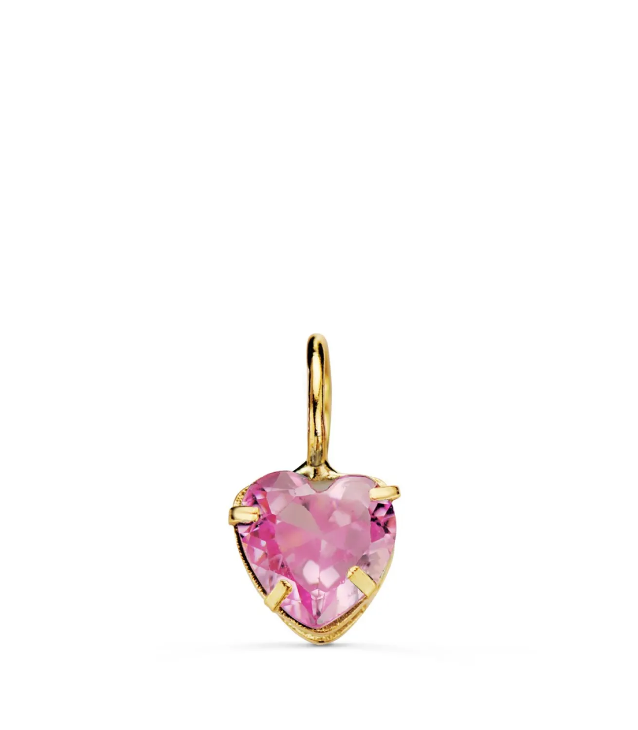Colgante Corazon Oro 18K 5 Mm Rosa<Alda Joyeros Cheap