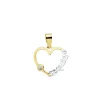 Colgante Corazon "Te Quiero" Oro Bicolor 18 Ktes San Valentin<Alda Joyeros Cheap