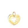 Colgante Corazon Y Trebol Oro 18K<Alda Joyeros Shop
