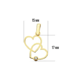 Colgante Corazones 18 Ktes<Alda Joyeros Cheap