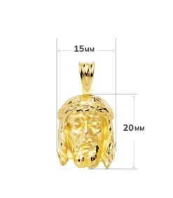 Colgante Cristo Buena Muerte Oro 18K 20Mm<Alda Joyeros Online