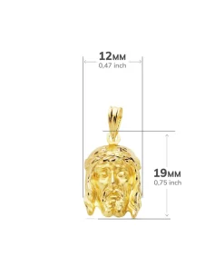 Colgante Cristo Buena Muerte Oro 18K 16Mm<Alda Joyeros Best Sale