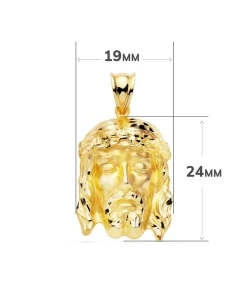 Colgante Cristo Buena Muerte Oro 18K 24Mm<Alda Joyeros Hot