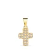 Colgante Cruz Circonitas Oro 18 Kilates 14Mm<Alda Joyeros Flash Sale