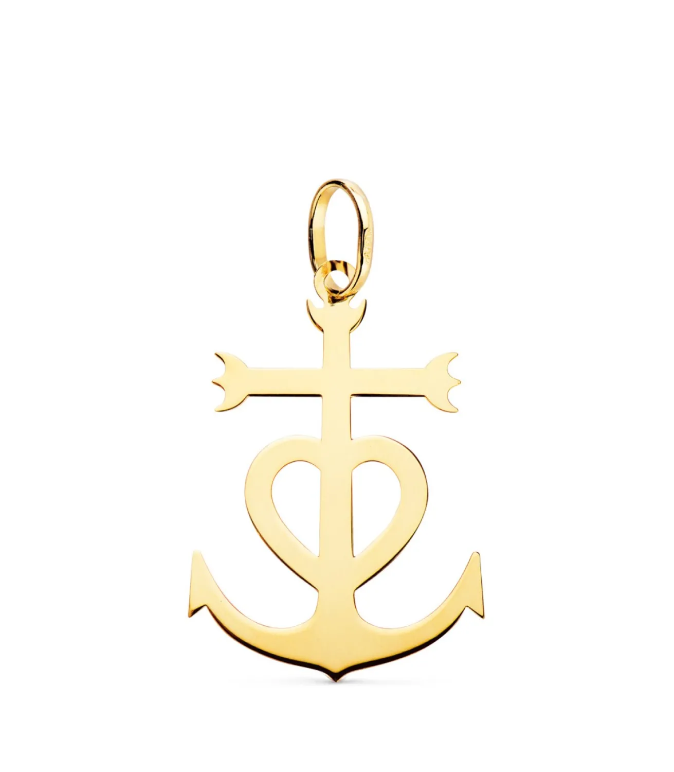 Colgante Cruz De Camarga 27Mm Oro 18K<Alda Joyeros Shop