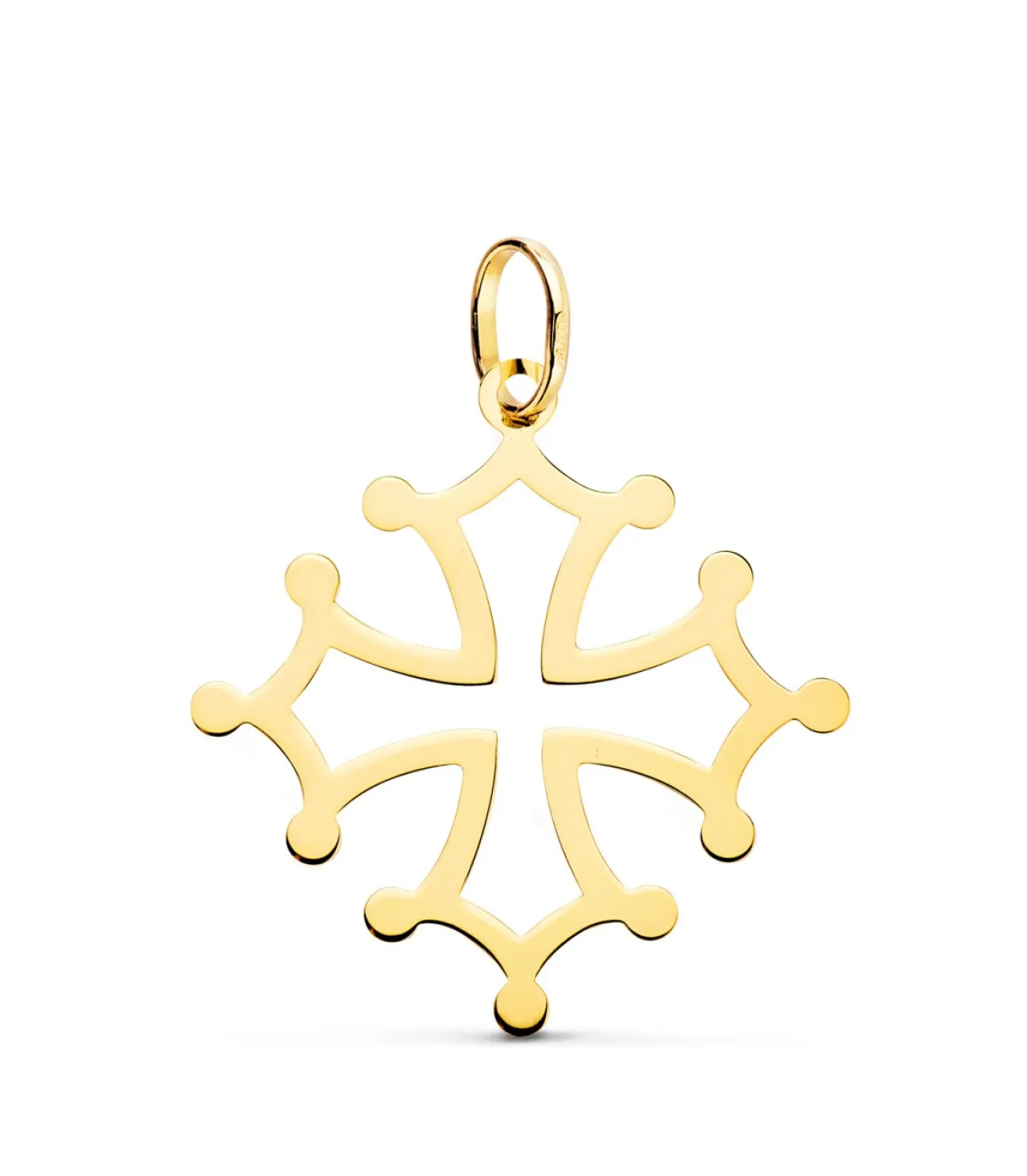 Colgante Cruz De Occitania 26Mm Oro 18K<Alda Joyeros Clearance