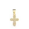 Colgante Cruz De Oro 18K Y Circonitas 14Mm<Alda Joyeros Cheap