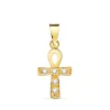 Colgante Cruz Egipcia Oro 18K 14Mm<Alda Joyeros Discount