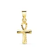 Colgante Cruz Egipcia Tallada Oro 18K 16Mm<Alda Joyeros Shop