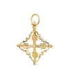 Colgante Cruz Mallorquina Oro 18K 26Mm<Alda Joyeros Sale