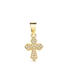 Colgante Cruz Pave Oro 18 Kilates 14 Mm<Alda Joyeros Fashion