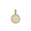 Colgante De Mujer Oro Bicolor 18K Jara Flor Orla<Alda Joyeros New