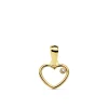Colgante De Mujer Slim Heart Oro 18K 9 Mm<Alda Joyeros Online