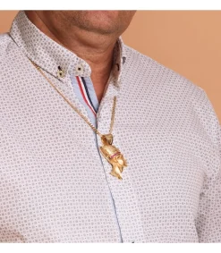Colgante Egipcio Nefertiti Oro 18K Piedras Rojas<Alda Joyeros Outlet