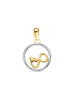 Colgante Enchantment Infinito Oro Bicolor 18K<Alda Joyeros Hot