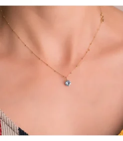 Colgante Enola Oro 18K Aguamarina<Alda Joyeros Outlet