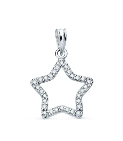 Colgante Estrella 18 Ktes<Alda Joyeros Shop