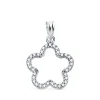Colgante Flor Oro Blanco 18K 16Mm<Alda Joyeros Best Sale