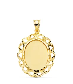 Colgante Foto Cerco Oro Amarillo 18K 33Mm<Alda Joyeros Clearance