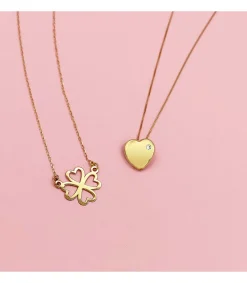 Colgante Heart Oro Amarillo 18 K<Alda Joyeros Store