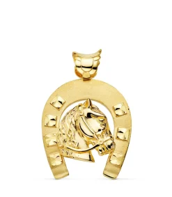Colgante Herradura Caballo Oro 18K 50Mm<Alda Joyeros Discount