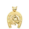 Colgante Herradura Caballo Oro 18K 44Mm<Alda Joyeros Shop