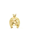 Colgante Herradura Con Caballo Oro 18K 29 Mm<Alda Joyeros Store