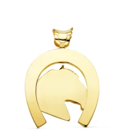 Colgante Herradura Y Caballo Oro 18 K 50 Mm<Alda Joyeros Cheap