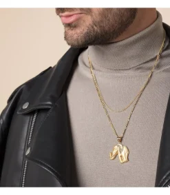 Colgante Hombre Elefante Oro 18K<Alda Joyeros New