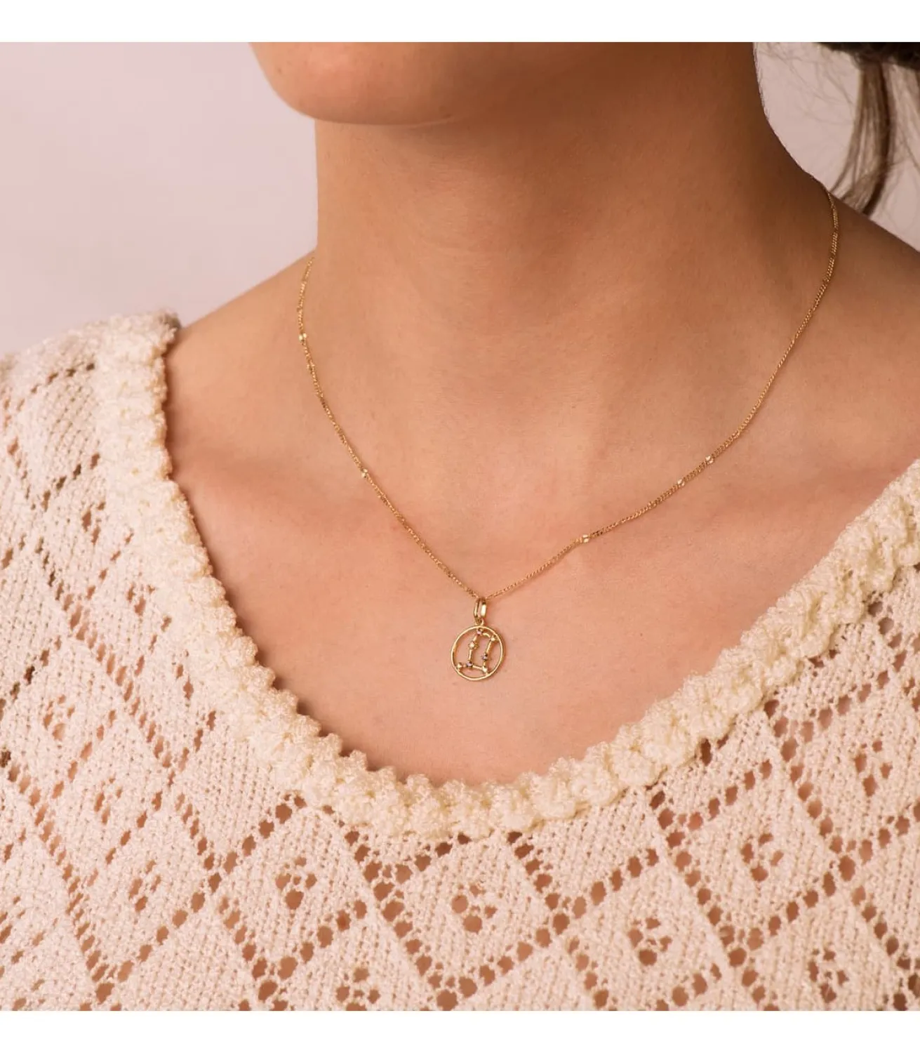 Colgante Horoscopo Geminis Oro 18K Constelacion<Alda Joyeros Outlet