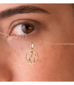 Colgante Horoscopo Virgo Oro 18K Constelacion<Alda Joyeros Store