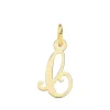 Colgante Inicial C Oro Amarillo 18K<Alda Joyeros Online