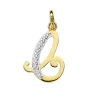 Colgante Inicial C Oro Amarillo 18 K 17 Mm<Alda Joyeros Online