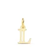 Colgante Inicial De Oro 18 Kilates L<Alda Joyeros Fashion