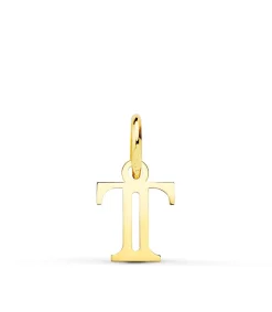 Colgante Inicial De Oro 18 Kilates T<Alda Joyeros Flash Sale