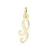 Colgante Inicial S Oro Amarillo 18K<Alda Joyeros Sale