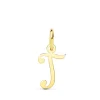 Colgante Inicial T Oro Amarillo 18K<Alda Joyeros Store